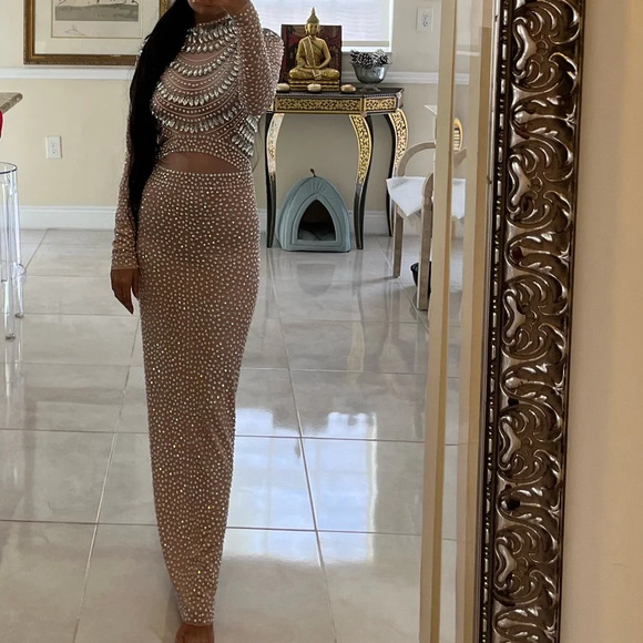 Stunning Alglist Jewel Crystal Dress, size XS-M - Picture 3 of 5